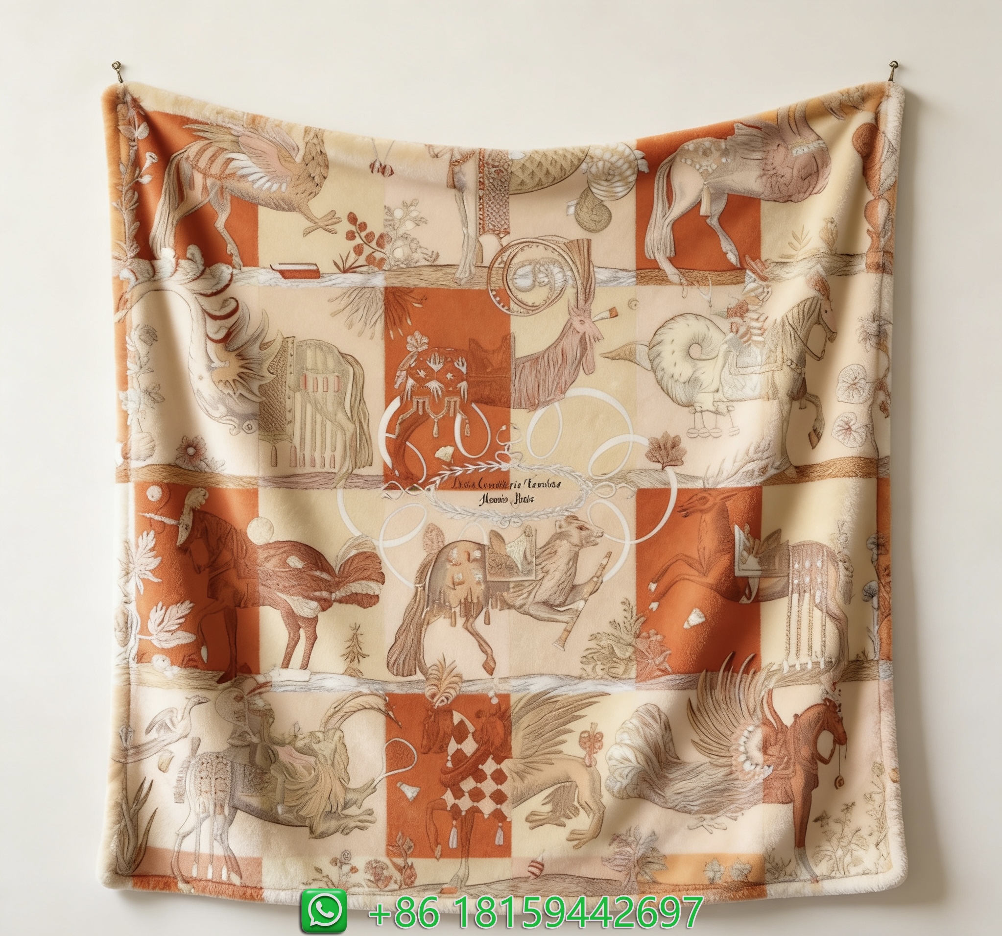 Hermes Throw Blankets